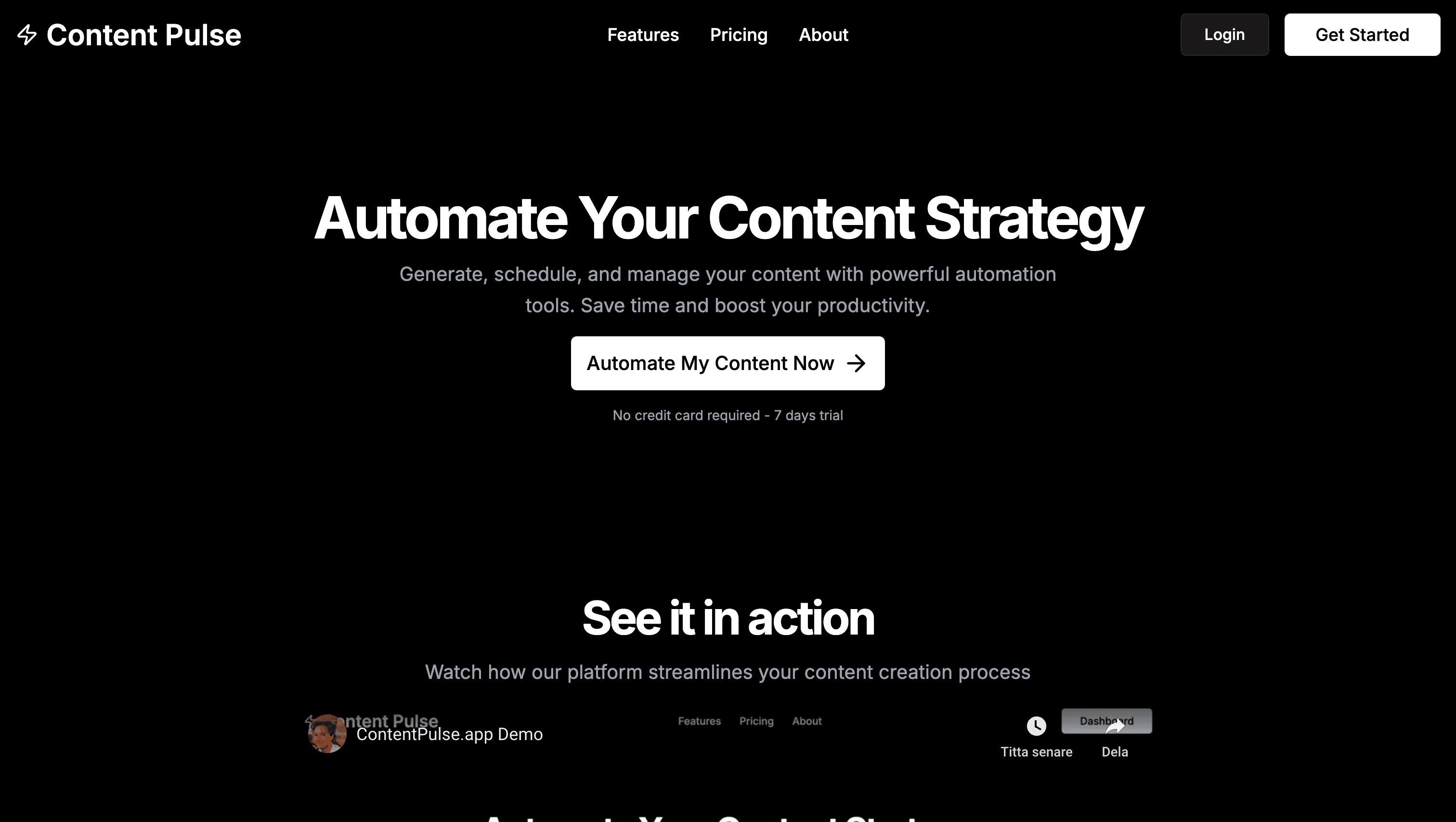 Contentpulse.app - Post Generation and Automation Tool preview